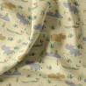Printed Cotton DELO Yellow / Green